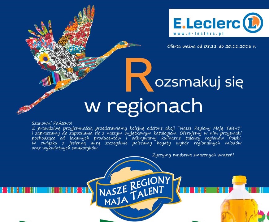 E.Leclerc zaprezentował nowy katalog „Nasze regiony mają talent”
