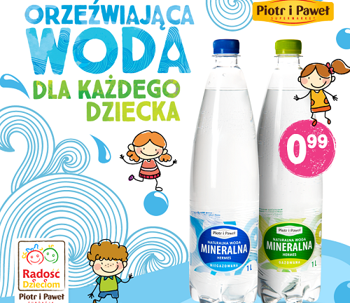 Zbiórka wody w sklepach sieci Piotr i Paweł