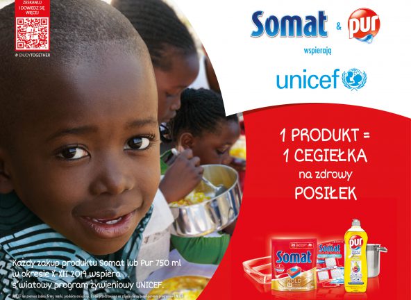 Somat i Pur wspierają globalny program dożywiania UNICEF