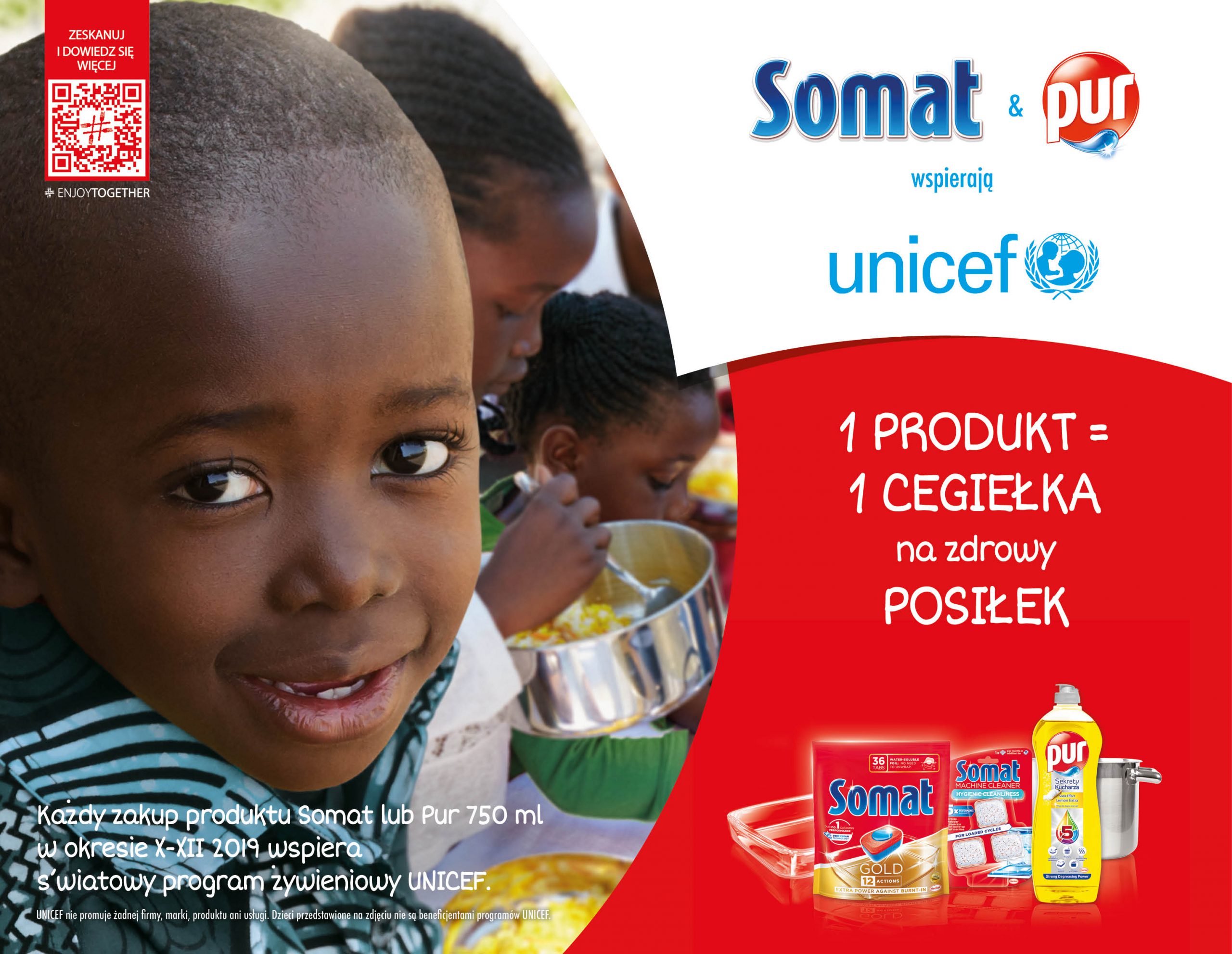 Somat i Pur wspierają globalny program dożywiania UNICEF