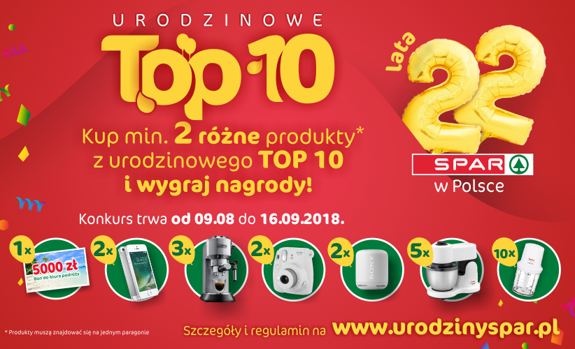 SPAR świętuje 22 lata w Polsce