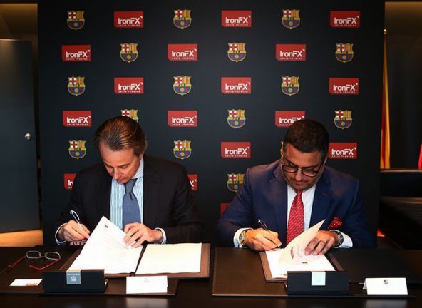 IronFX Global - nawiązanie oficjalnego partnerstwa z FC Barcelona