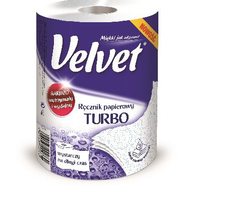 Nowy ręcznik papierowy Velvet Turbo