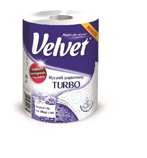 Nowy ręcznik papierowy Velvet Turbo