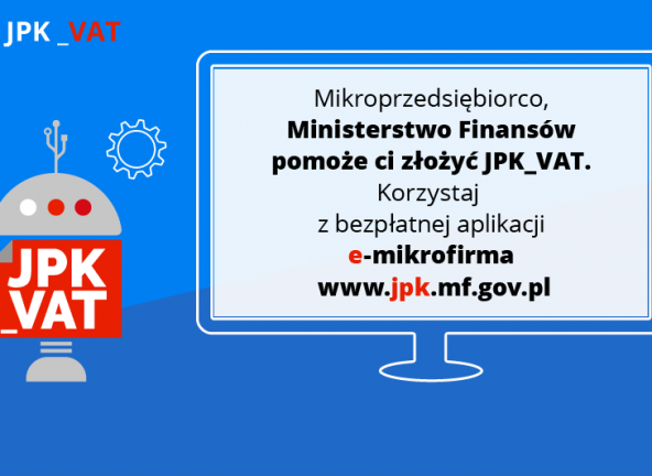 Ministerstwo Finansów pomaga mikroprzedsiębiorcom w zakresie JPK_VAT