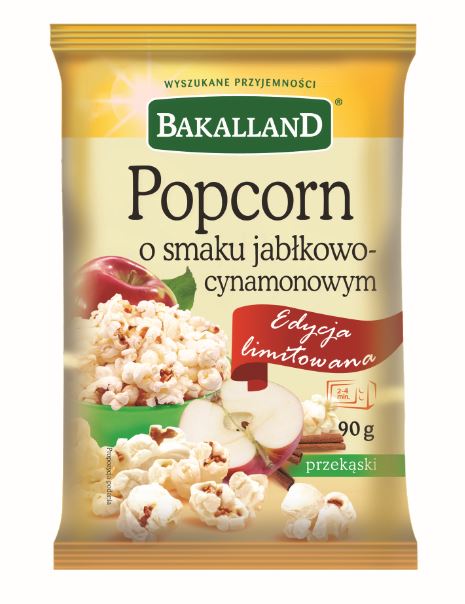 Nowe zaskakujące smaki popcornu od Bakalland