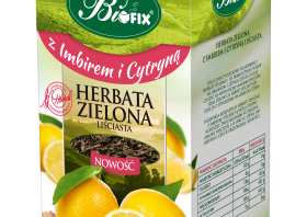 BiFIX herbata zielona z imbirem i cytryną