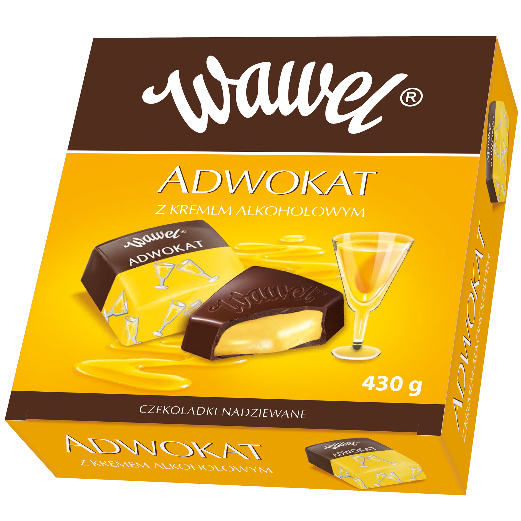Nowe, kwadratowe czekoladki z Wawelu
