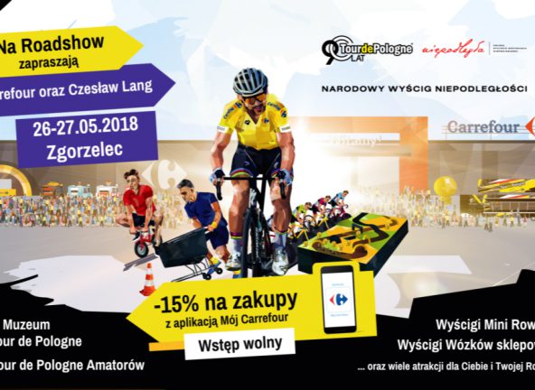 Carrefour Polska sponsorem miasteczka kolarskiego Roadshow