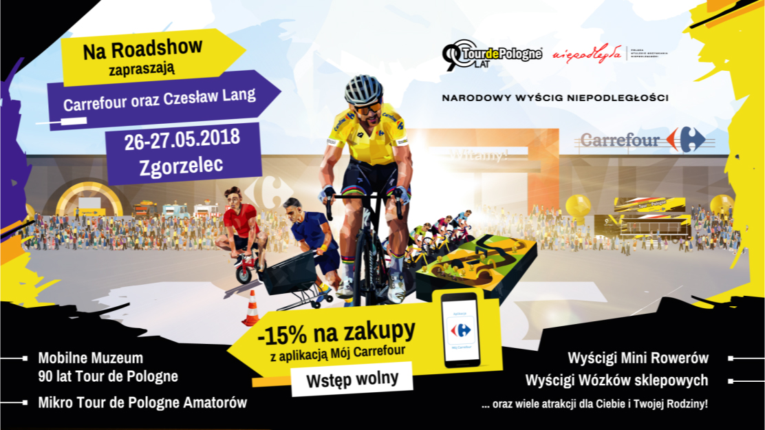 Carrefour Polska sponsorem miasteczka kolarskiego Roadshow