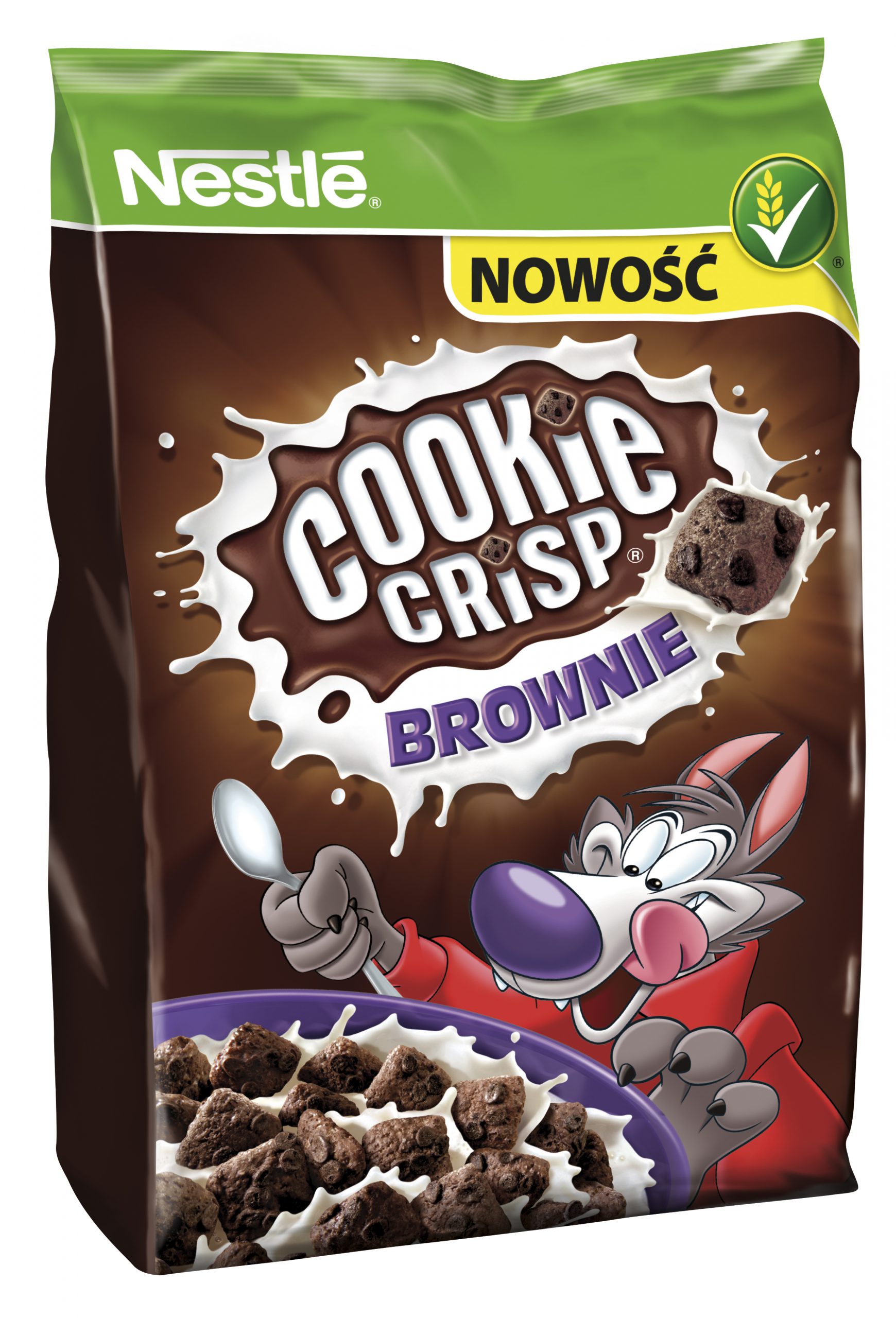 Superczekoladowe Nestlé Cookie Crisp Brownie