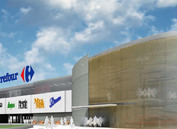 Centrum handlowe Carrefour w Olsztynie przechodzi gruntowną modernizację