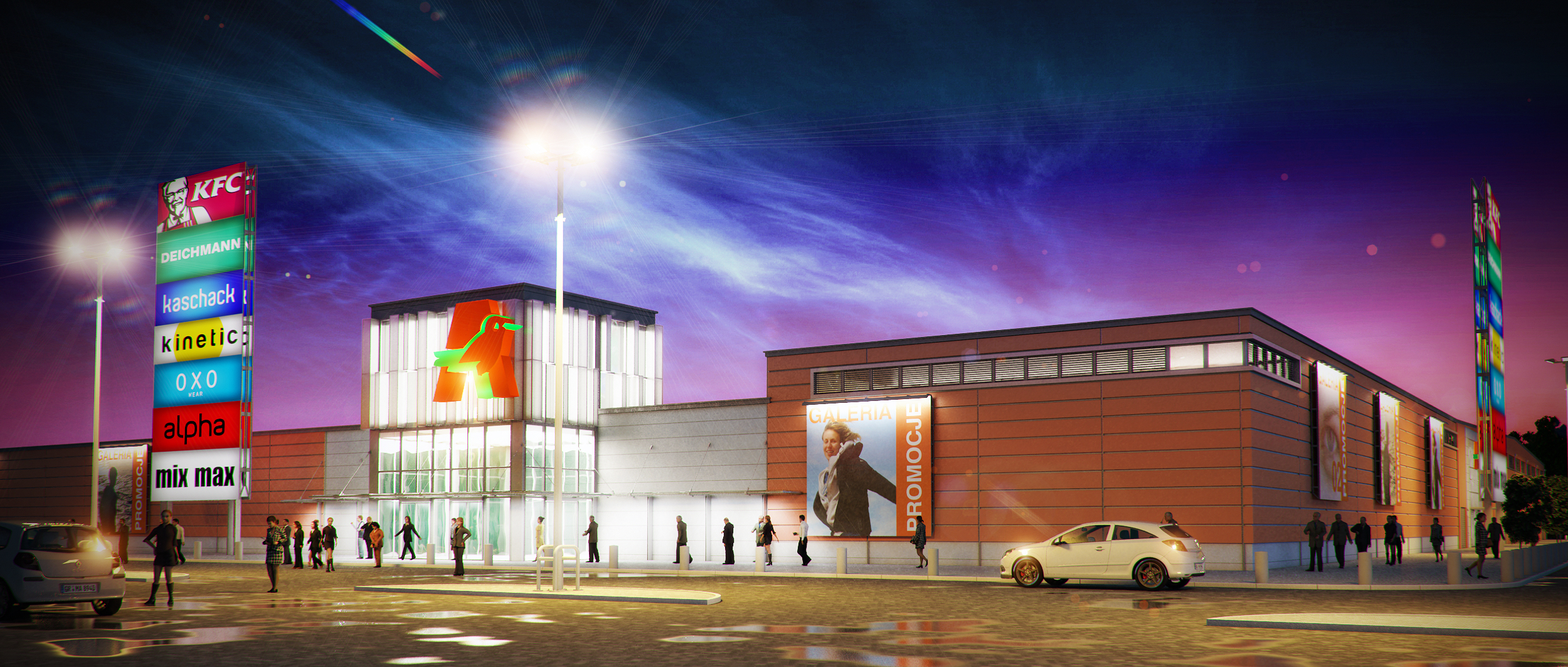 Przebudowa Centrum Handlowego Auchan Gdańsk