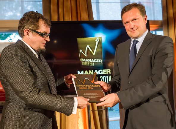 Mariusz Borowiak - Dyrektor Generalny Stock Polska laureatem Manager Award 2014