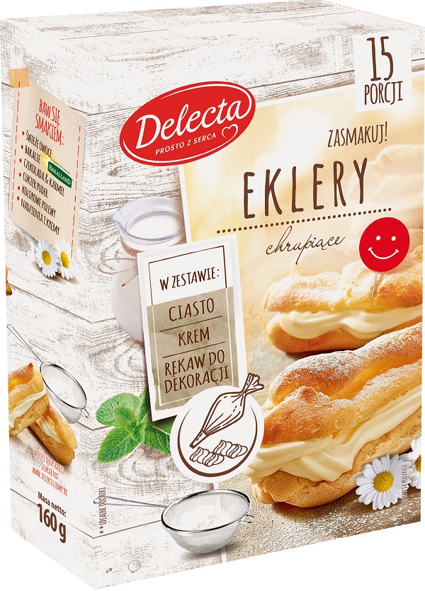 Era eklera – błyskawiczne ciastko od marki Delecta