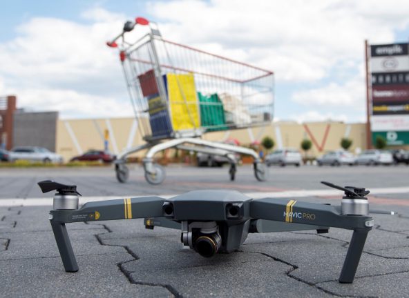 Zakupy z drona na razie tylko dla biznesu
