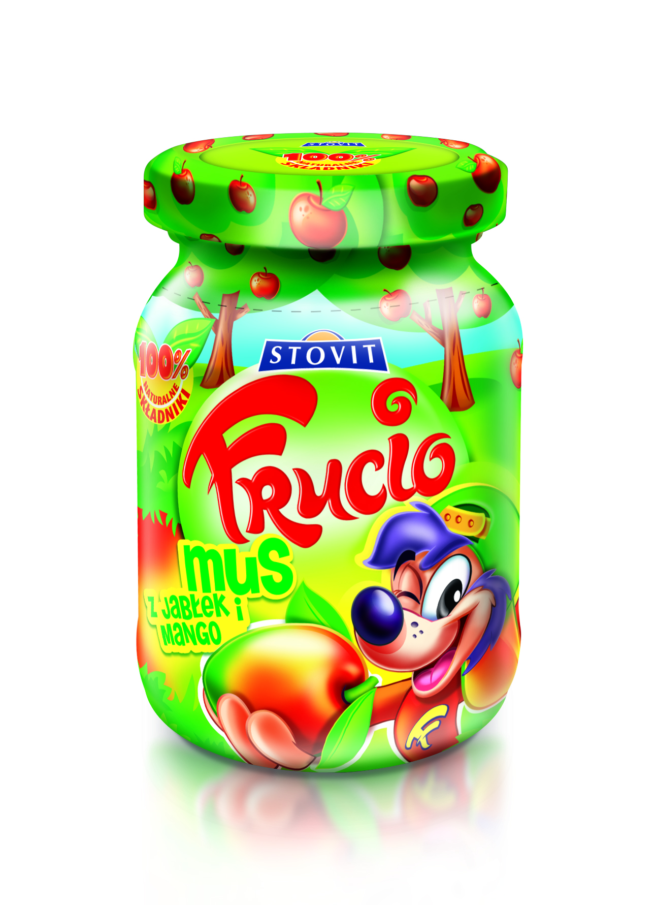 Frucio – deserek owocowy o smaku jabłek i mango