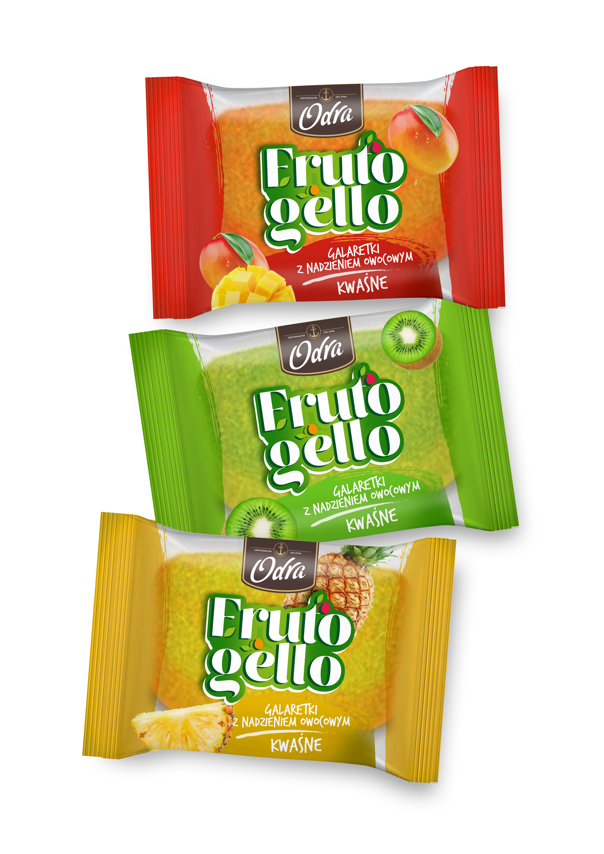 Kolorowe Frutogello w trzech nowych smakach od Odry