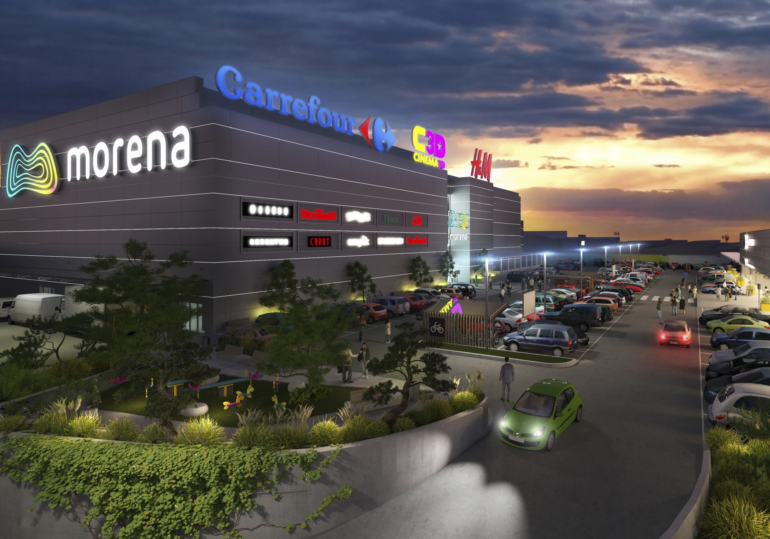 Carrefour rozpoczyna główny etap rozbudowy Galerii Morena