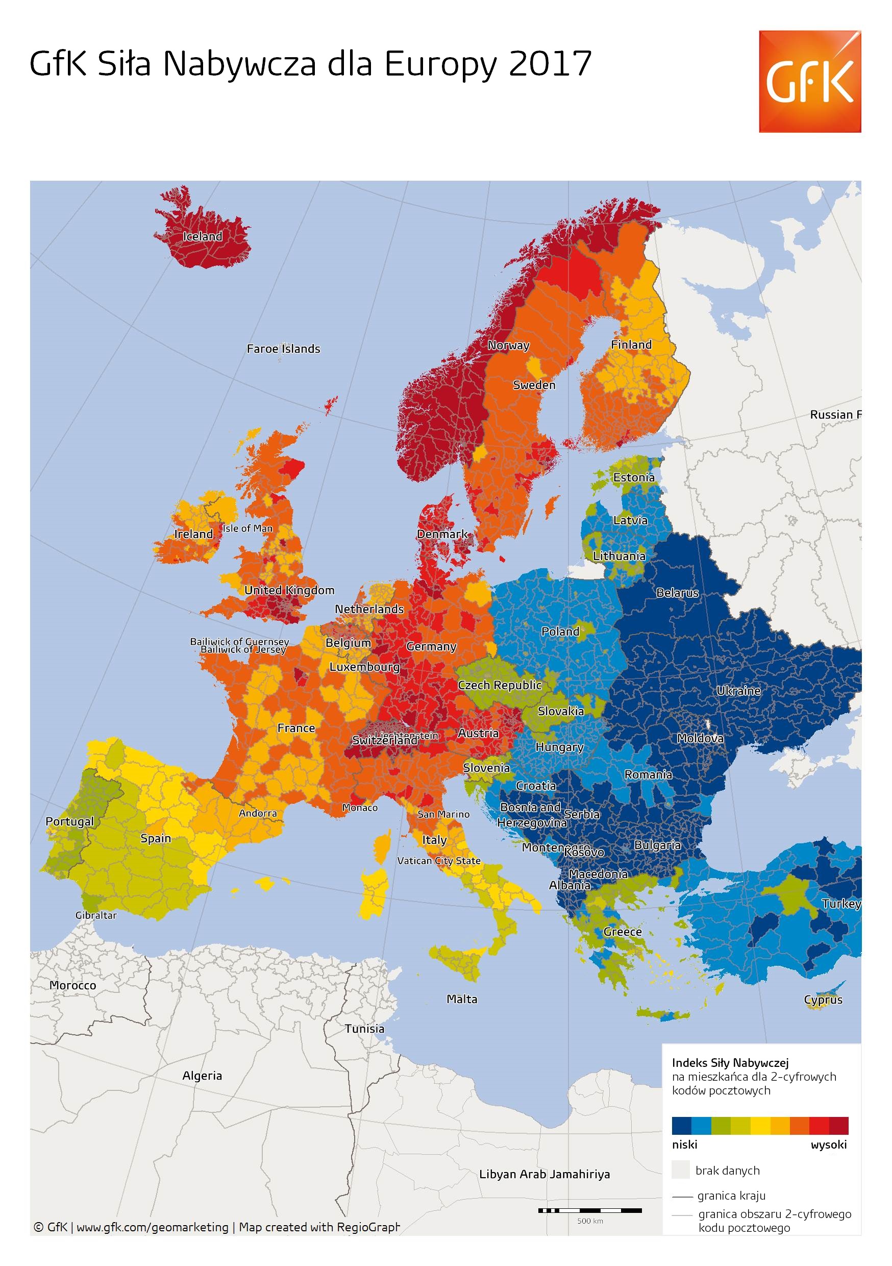 Wzrost siły nabywczej konsumentów w Europie