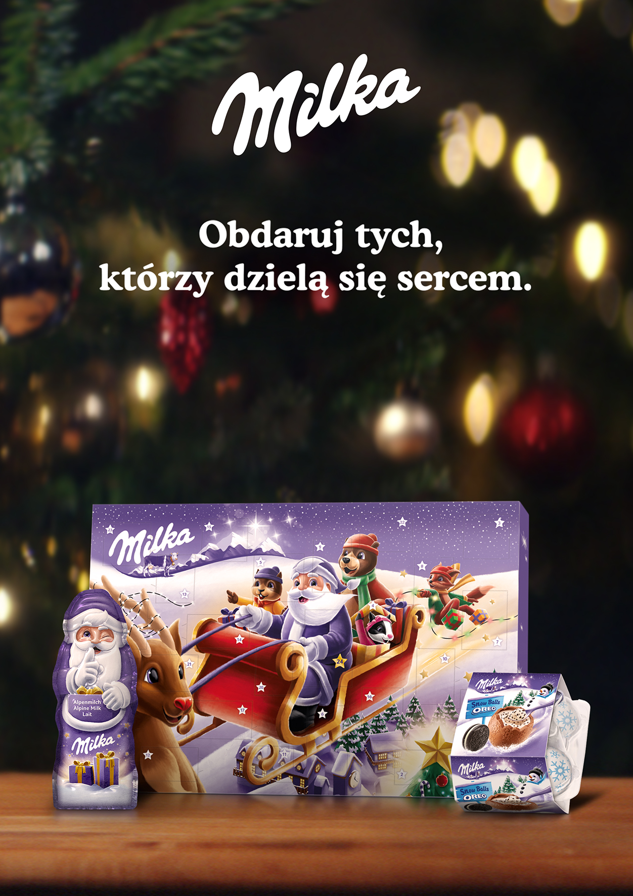 Milka w świątecznej kampanii inspiruje