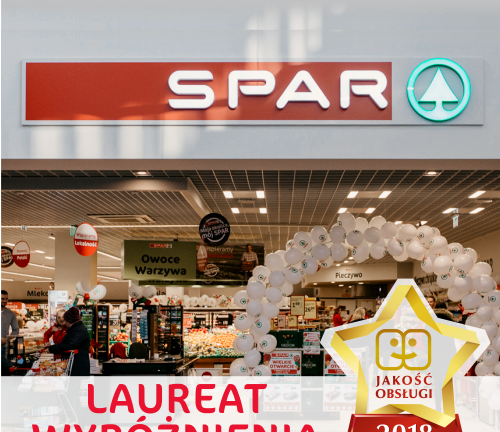 SPAR z Gwiazdą Jakości Obsługi 2018