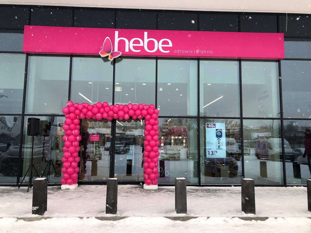 Pierwsze otwarcie drogerii Hebe w 2019 r.