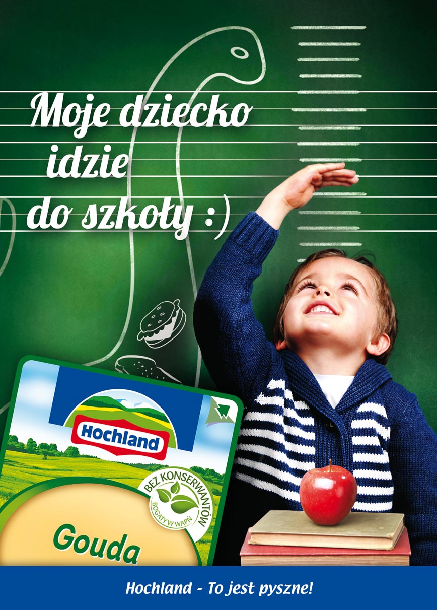 Hochland tradycyjnie w akcji „Moje dziecko idzie do szkoły”!