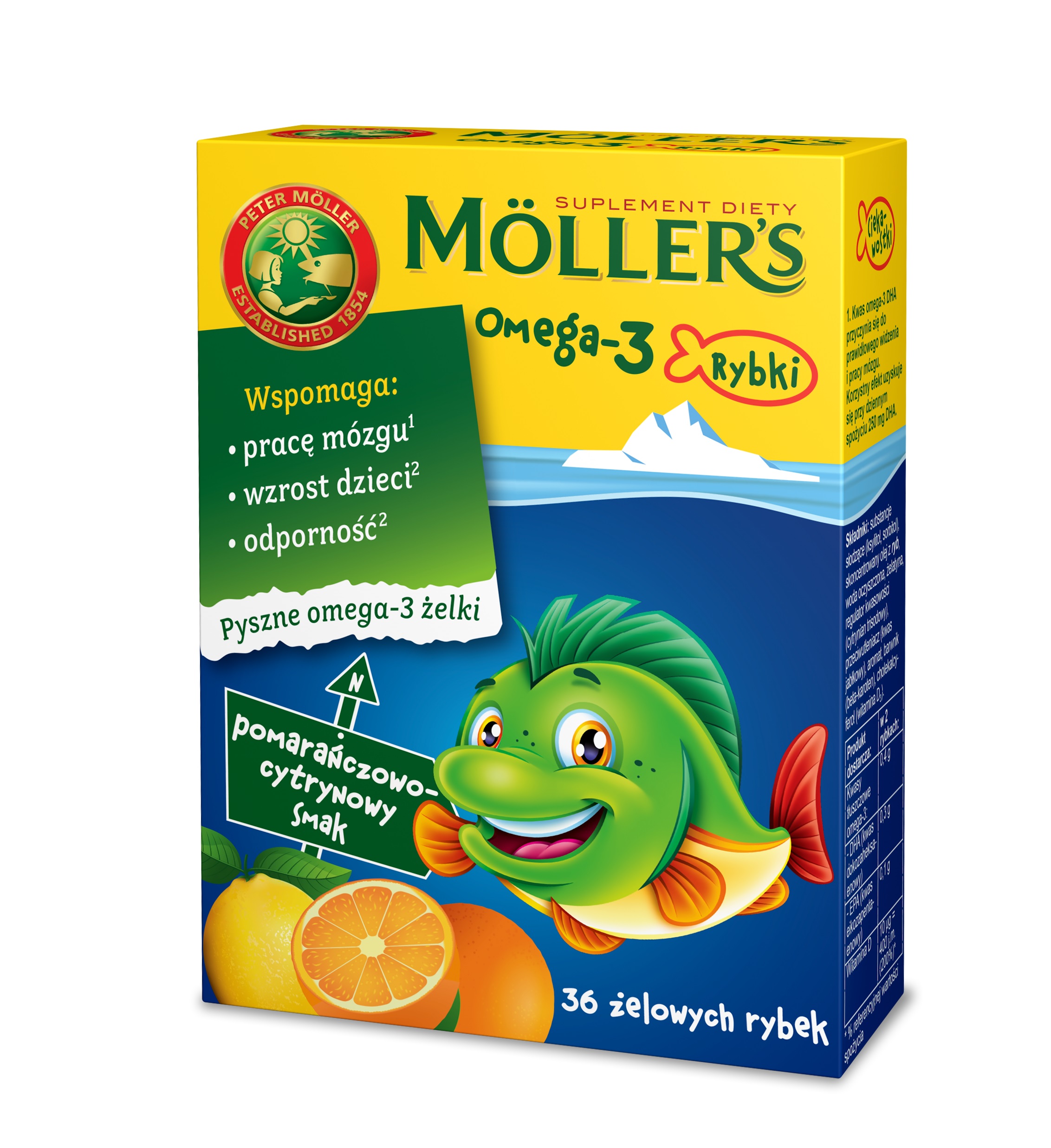 Möller’s Omega-3 Rybki – suplement diety