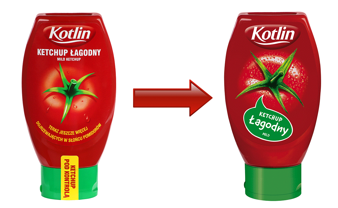 Nowe opakowania i zabawa ketchupem w najnowszej kampanii marki Kotlin