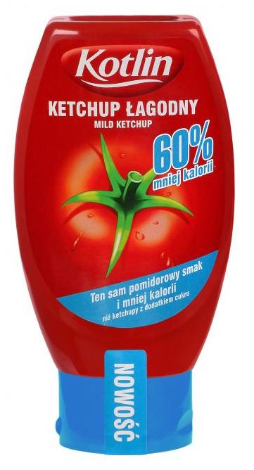 Kotlin Ketchup łagodny 60% mniej kalorii