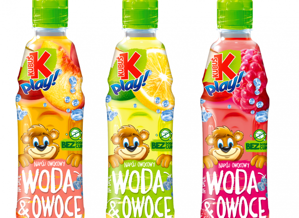 Nowość od Kubusia – Play! Woda&Owoce bez dodatku cukru