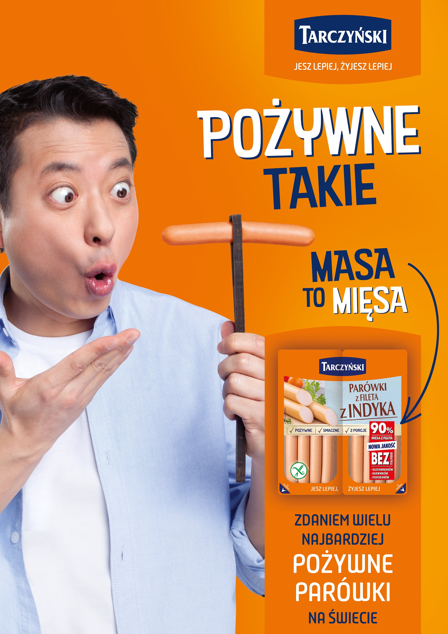 Kampania reklamowa nowych parówek premium marki Tarczyński