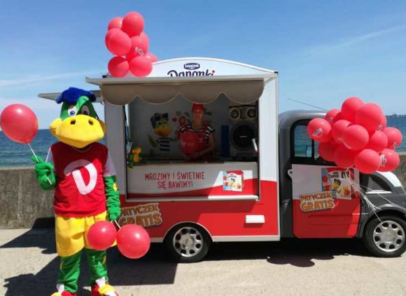 Food truck z Danonkami krąży po Wybrzeżu