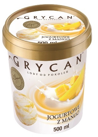 Grycan – Lody jogurtowe z Mango