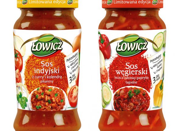 Nowe sosy Łowicz: węgierskie leczo i indyjskie curry