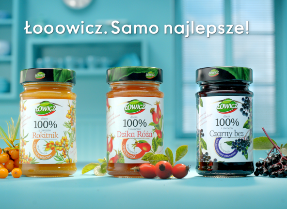 Moc owoców w nowej kampanii Łowicz