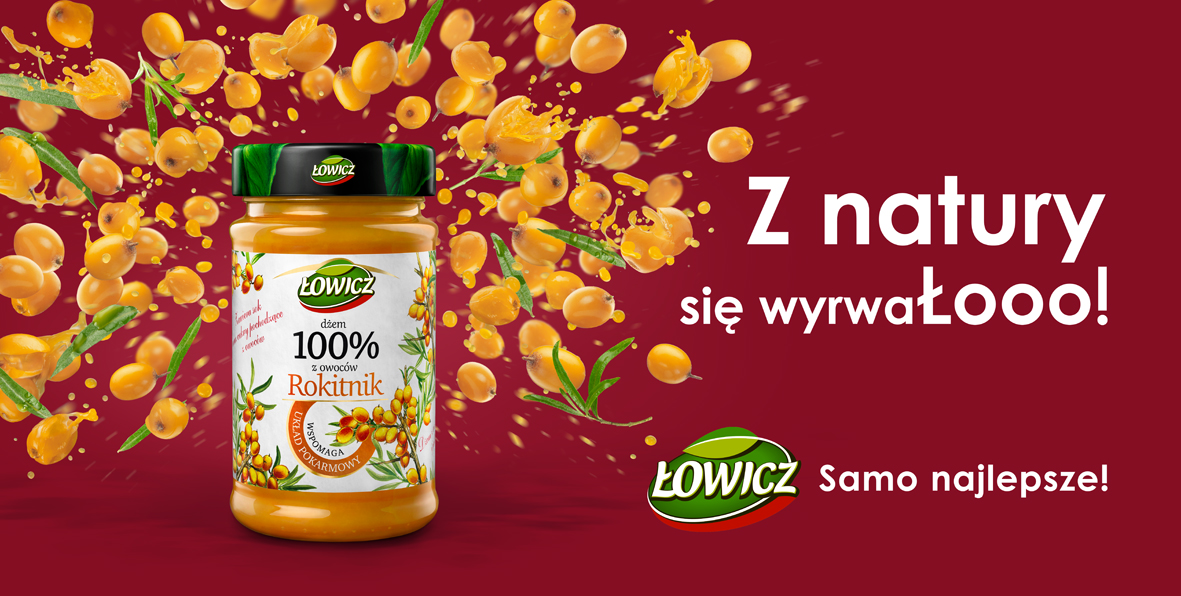 Kampania reklamowa prozdrowotnych dżemów Łowicza