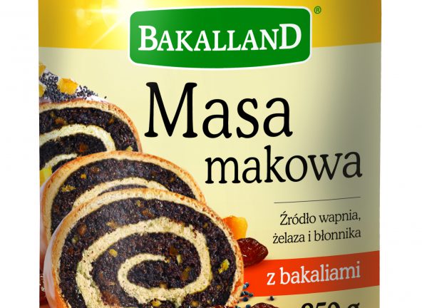 Masa makowa z bakaliami Bakalland