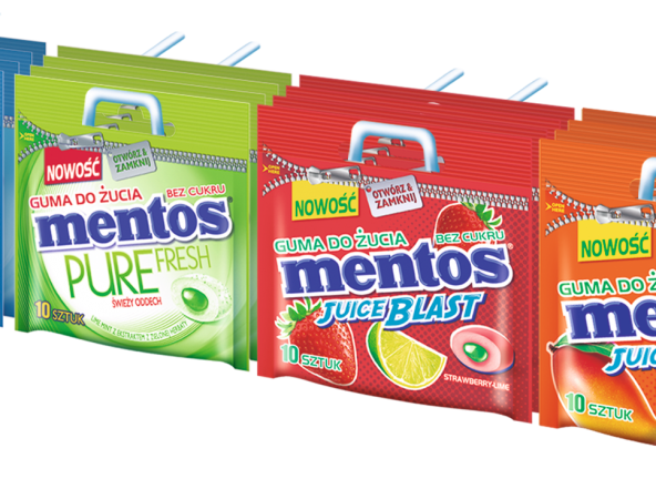 Mentos – gumy do żucia w mini torebkach