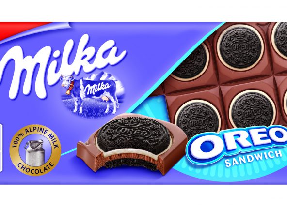 Nowa tabliczka Milka z całymi ciastkami Oreo