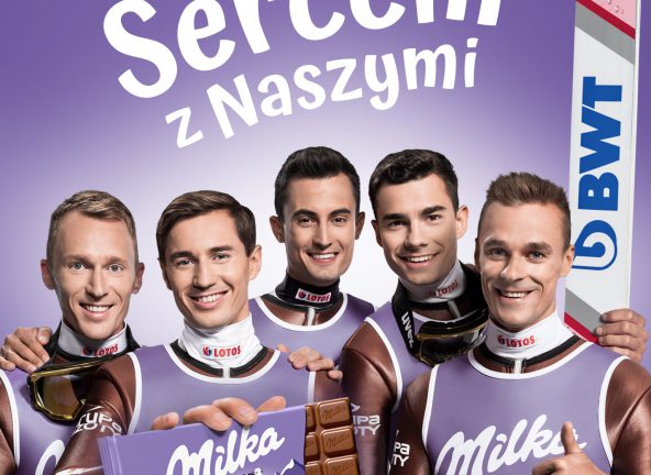 Strefa Kibica marki Milka na stoku  w Stroniu Śląskim