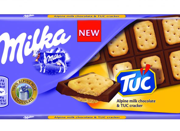 Czekolada Milka z chrupiącymi ciasteczkami!
