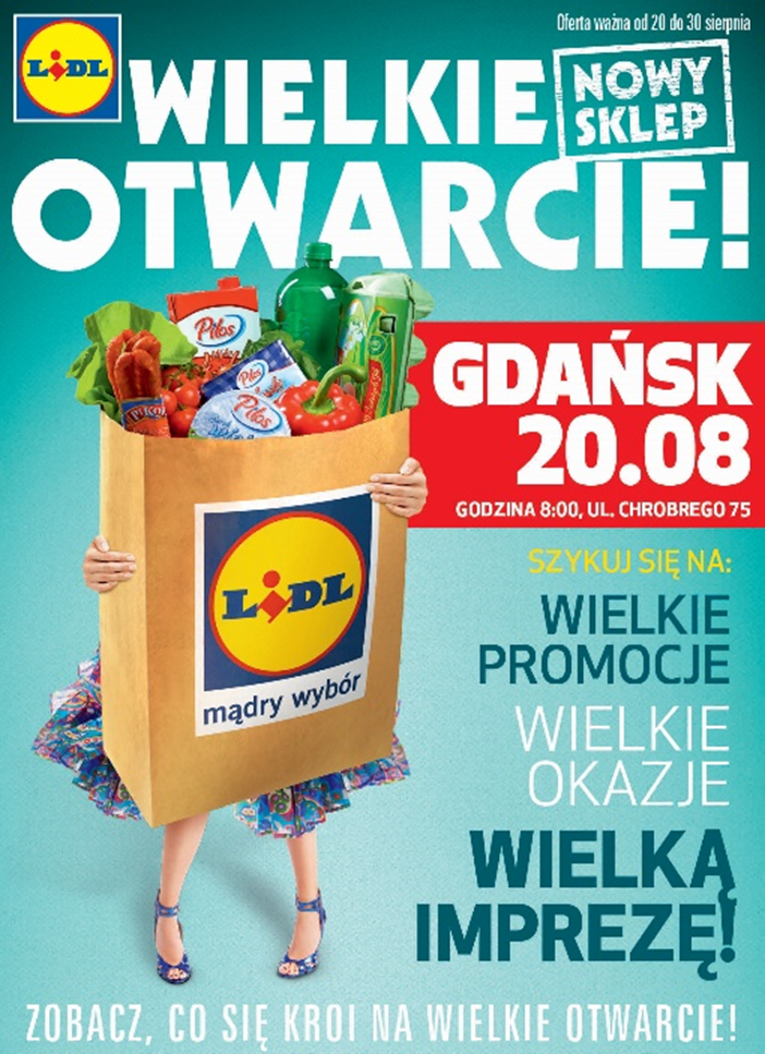 Otwarcie trzynastego sklepu sieci Lidl w Gdańsku