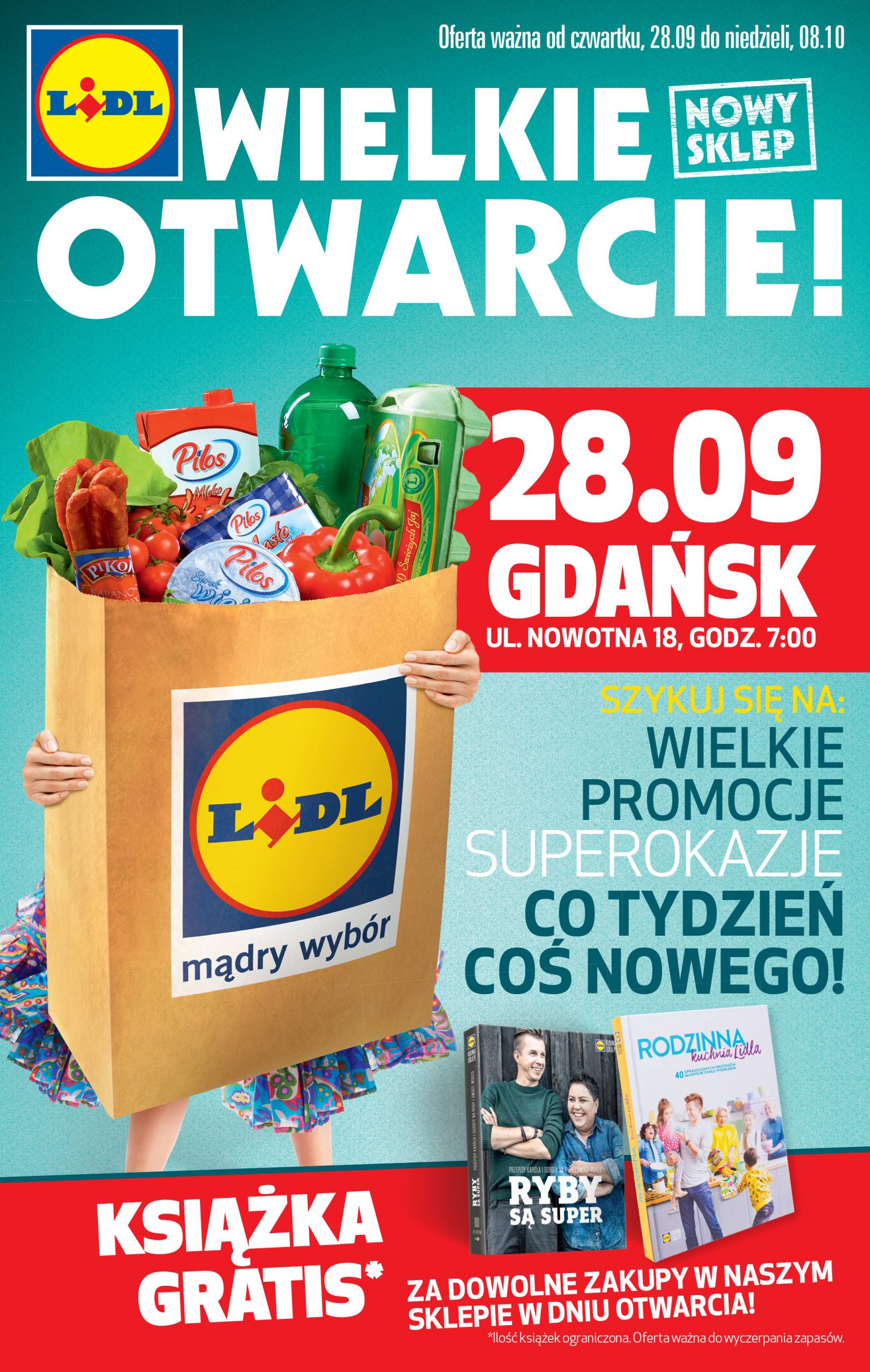 Nowy sklep Lidl w Gdańsku