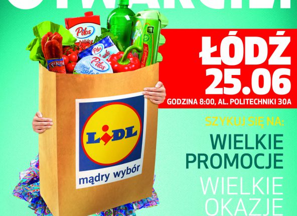 Otwarcie nowego sklepu sieci Lidl w Łodzi