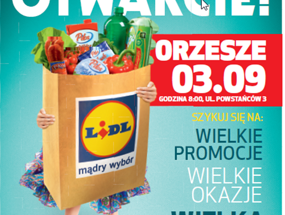 Otwarcie pierwszego sklepu sieci Lidl w Orzeszu