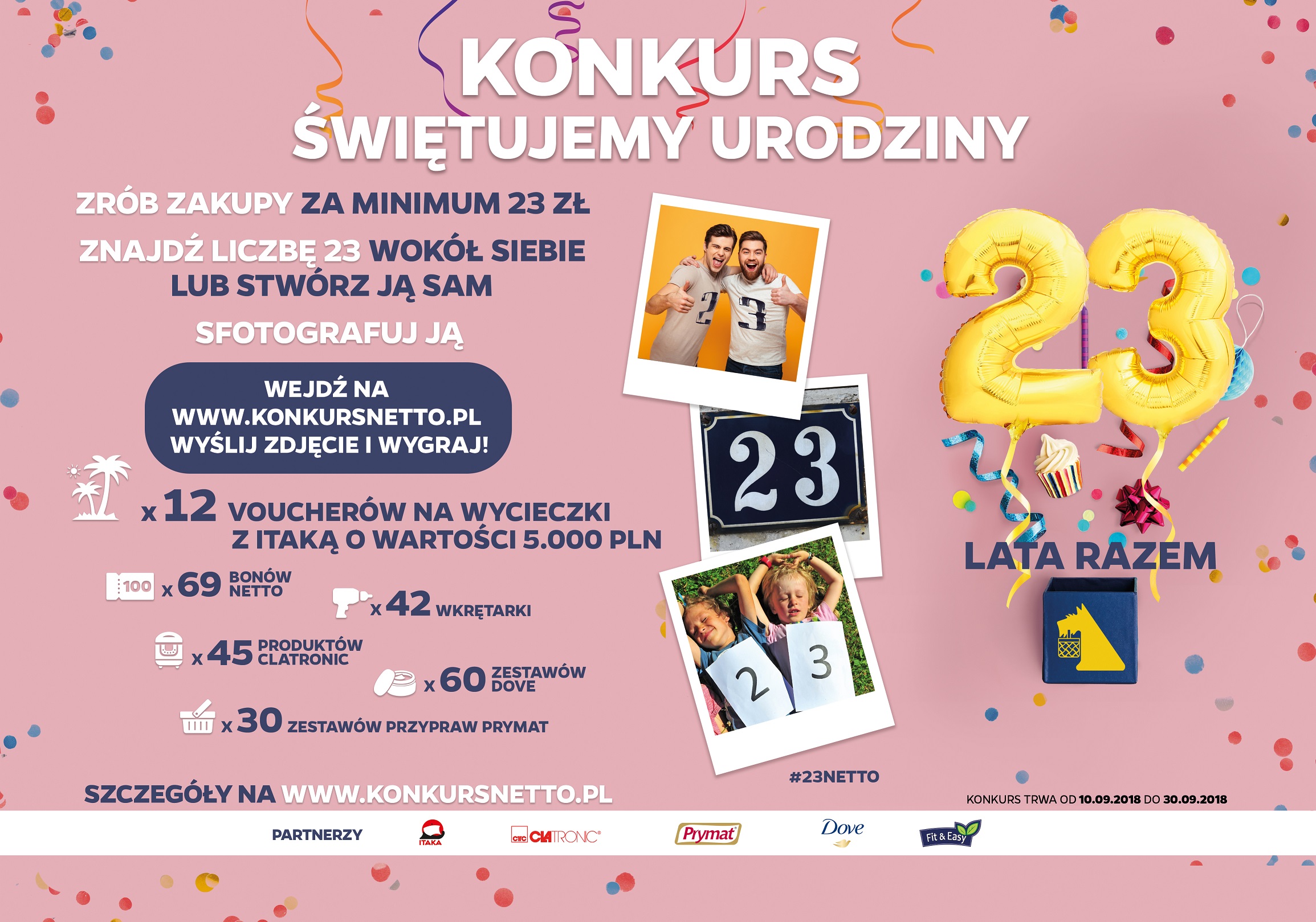 23. urodziny Netto w Polsce