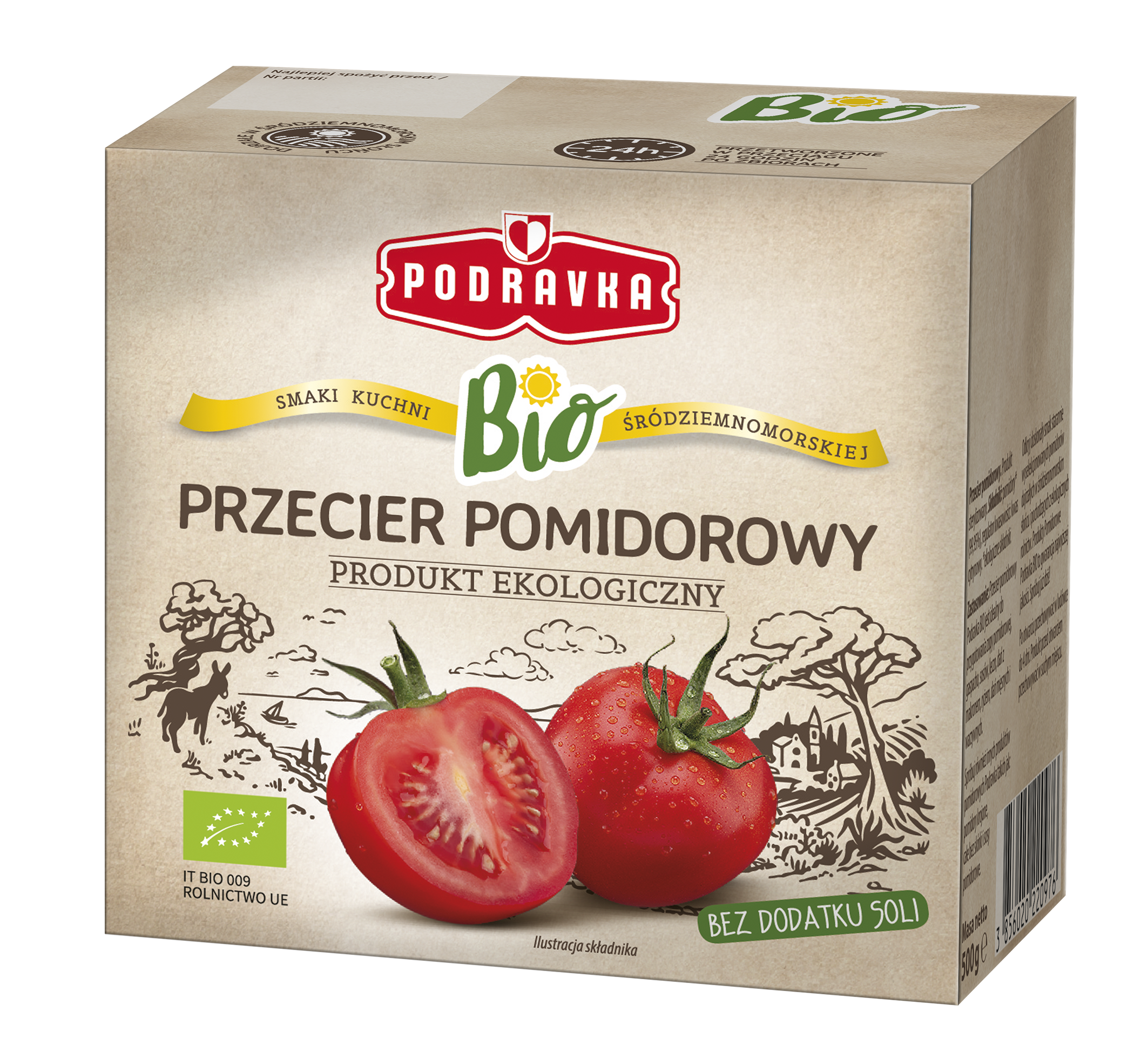Produkty pomidorowe BIO Podravka