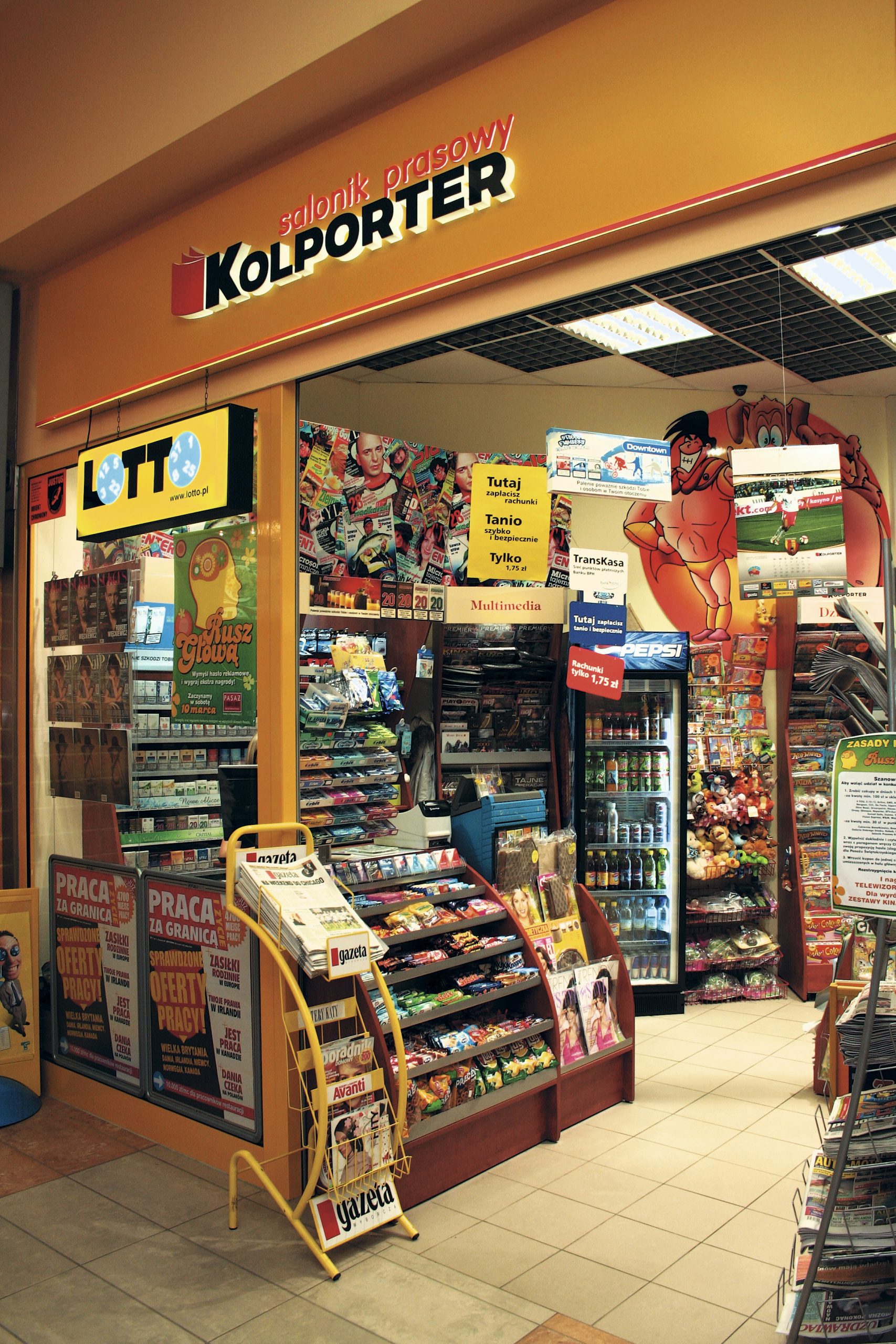 Saloniki Kolportera zachęcają klientów do rejestracji prepaidów